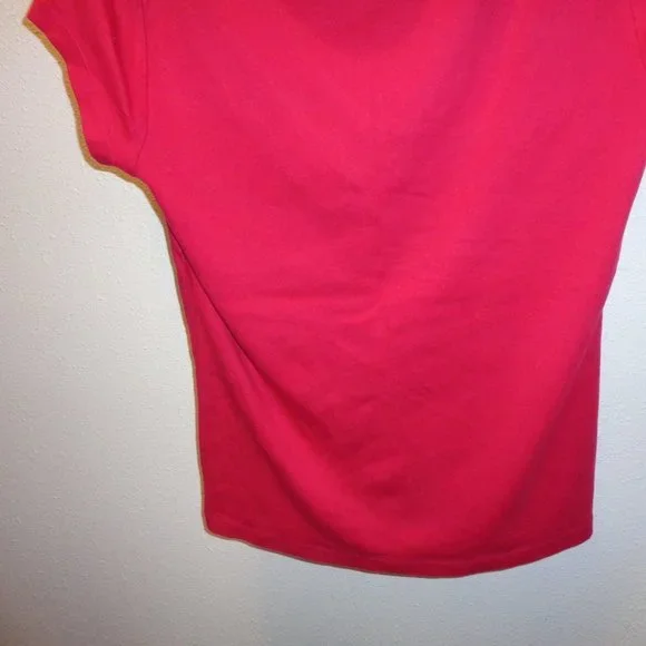 JOE Fresh Women's V-Neck Pink Top Size Large - Picture 8 of 9